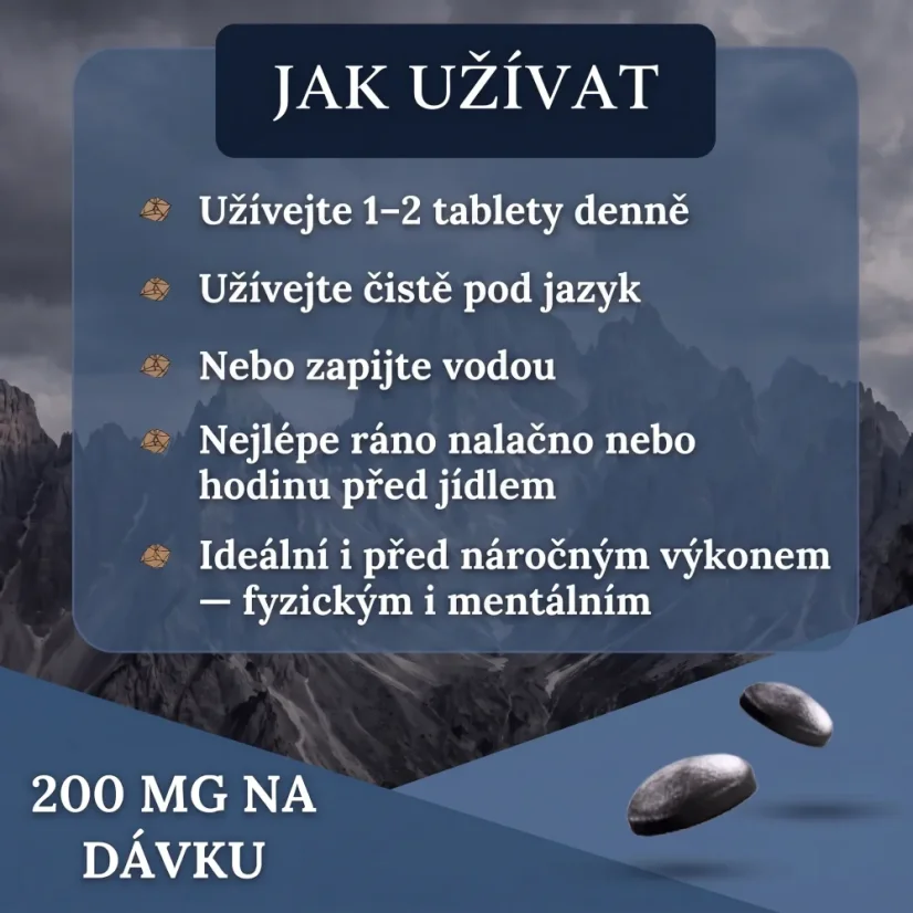 Himalájský Shilajit sušený 30 tablet