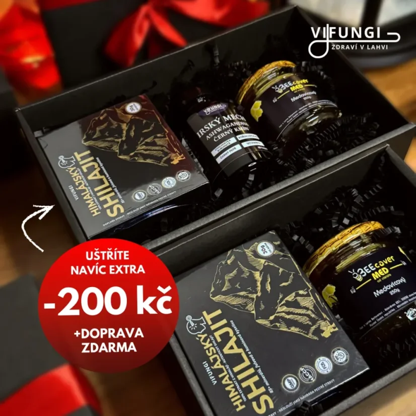 Himalájský Shilajit: TRIO Max Dárkové balení