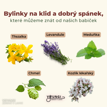 Bylinky na klid a dobrý spánek podle babiček