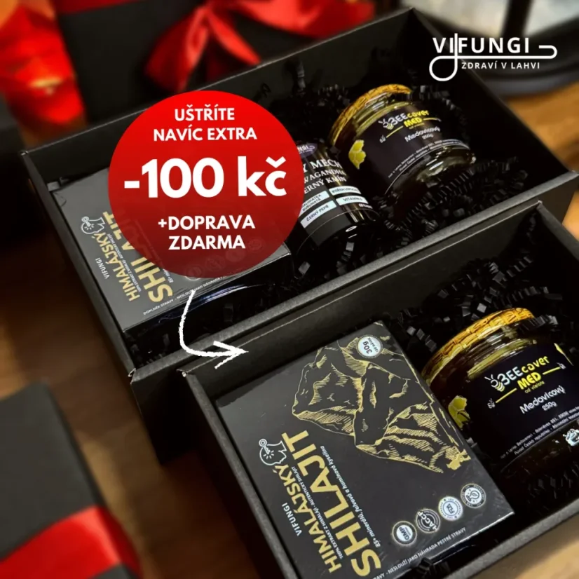 Himalájský Shilajit: Dárkové balení s medem